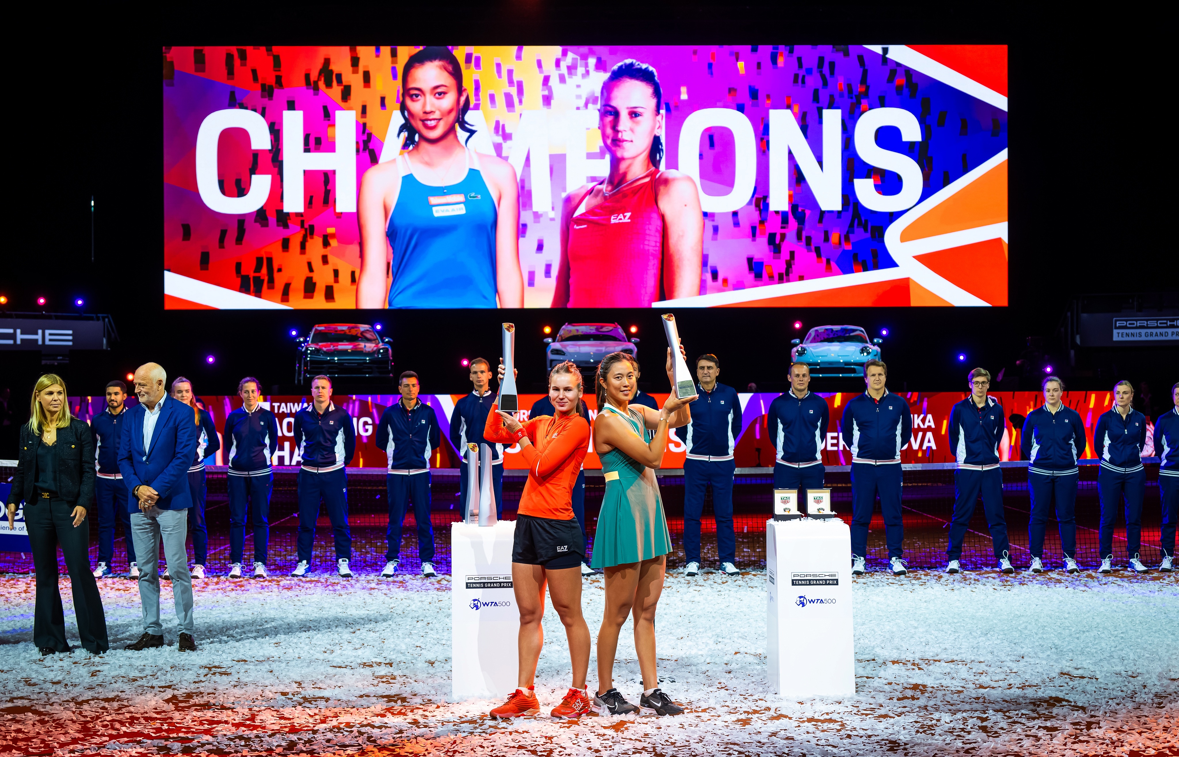 Россиянки завоевали два титула в парном разряде на турнирах в Штутгарте и Руане