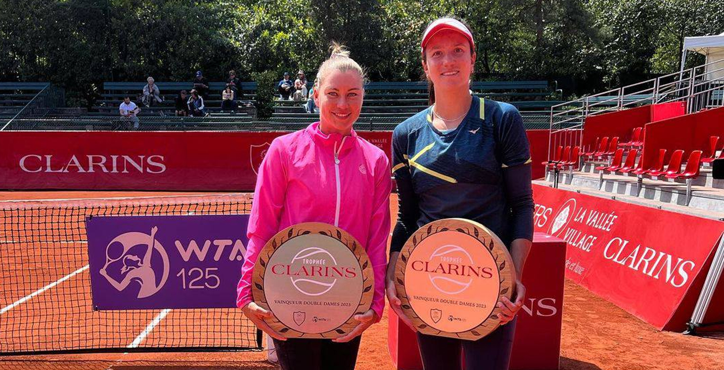 Вера Звонарева в паре с Анной Данилиной из Казахстана выиграла турнир WTA 125 «Trophée Clarins» в Париже