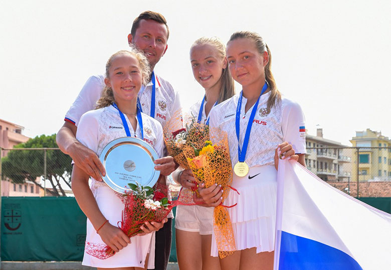 Наши юные теннисистки выиграли летний Кубок Европы